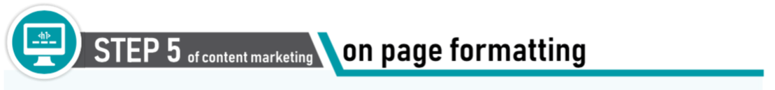 On Page Formatting