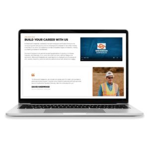 Sherwood Companies career page to help find employees