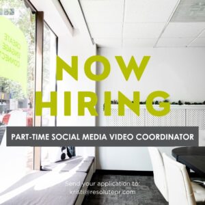now hiring a video coordinator